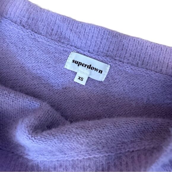 Superdown Lavender Christine One Shoulder Mini Dress, Size XS - Picture 7 of 8